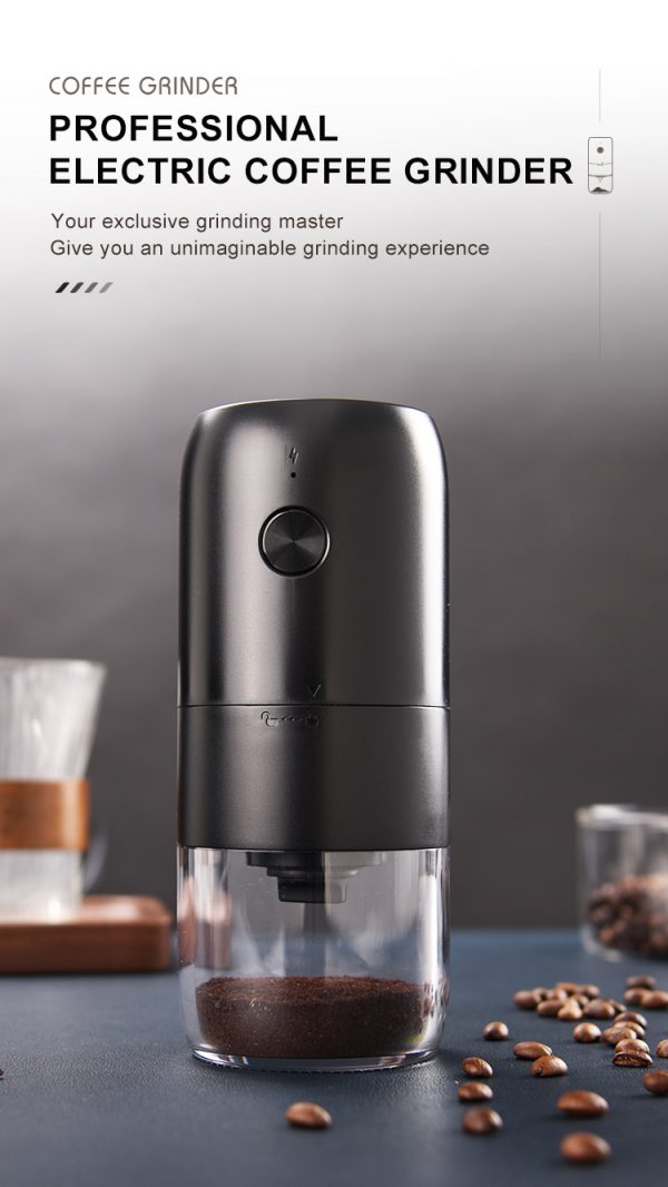 Portable Electric Coffee Grinder with Ceramic/stainless Steel Burr Optional - Image 2