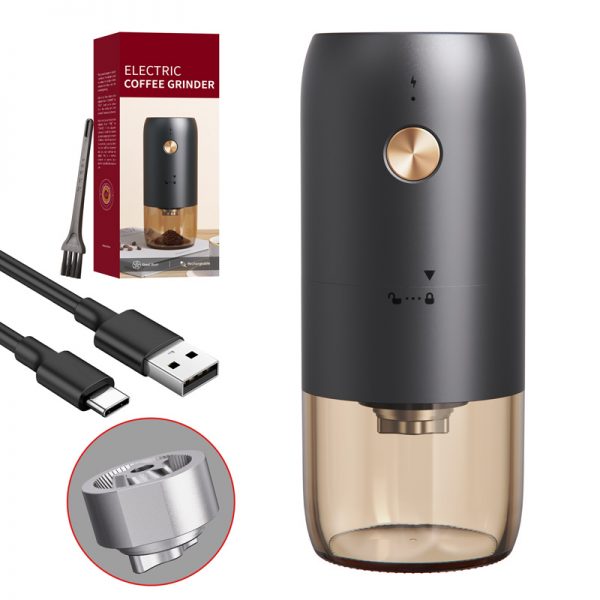 Household and Travel Rechargeable Coffee Grinder for Commercial Espresso Maker Cafe