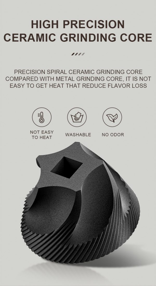 Portable Electric Coffee Grinder with Ceramic/stainless Steel Burr Optional - Image 7