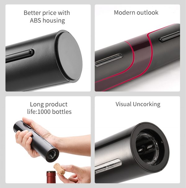 Electric Wine Opener Set Bottle Opener Pump with Corkscrew and Giftbox - Image 5