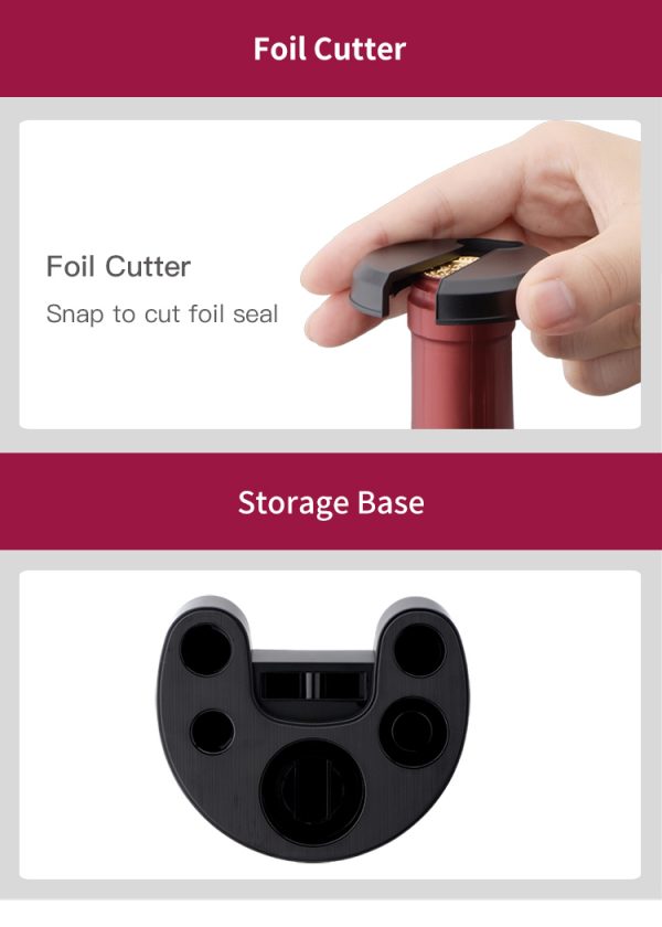 Electric Wine Opener Set Bottle Opener Pump with Corkscrew and Giftbox - Image 8