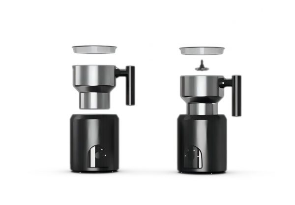 4 in 1 Professional Electric Automatic Coffee Milk Frother Machine Induction Heating Mixer Customized Cylinder - Image 4