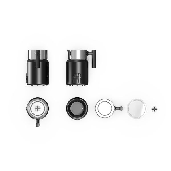 4 in 1 Professional Electric Automatic Coffee Milk Frother Machine Induction Heating Mixer Customized Cylinder - Image 3