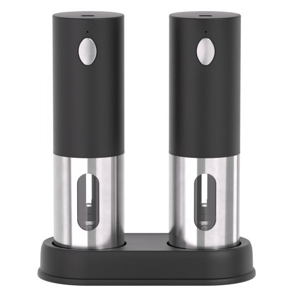 Rechargeable Stainless Steel and Plastic Salt and Pepper Grinder Mill Machine with Storage Base or Chargeable Base by Type-c - Image 3