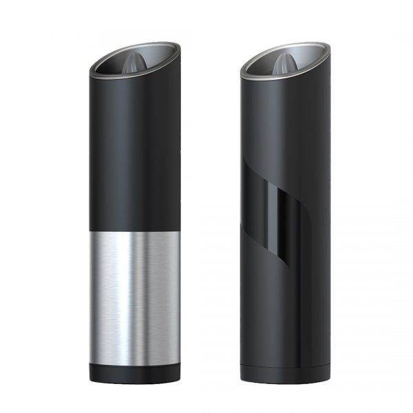 Gravity Stainless Steel Electric Salt and Pepper Grinder Mill Set