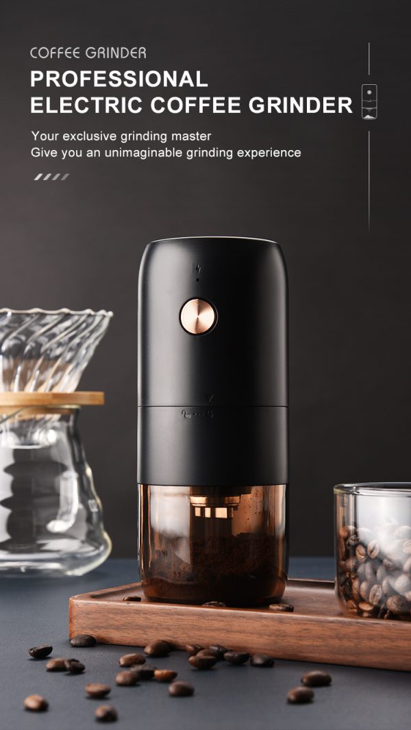 Household and Travel Rechargeable Coffee Grinder for Commercial Espresso Maker Cafe - Image 2