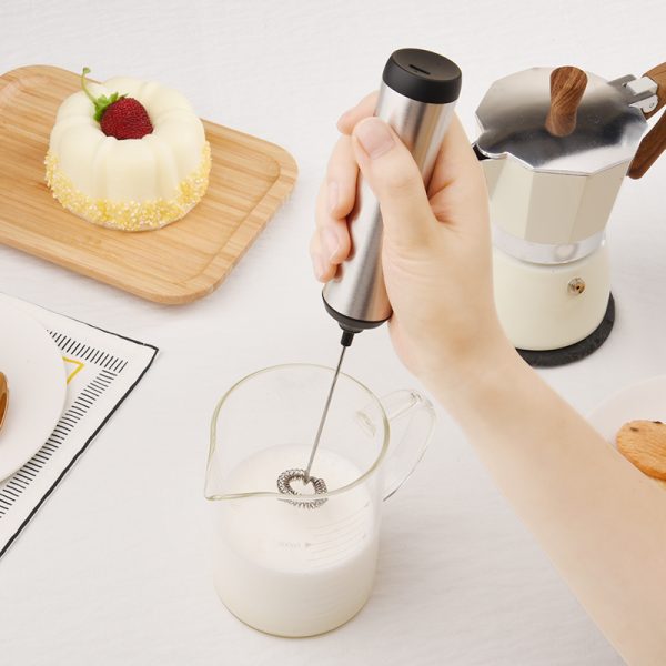 KJBQ-1-BS Best Seller Rechargeable Automatic Coffee Foam Electric Milk Frother - Image 3