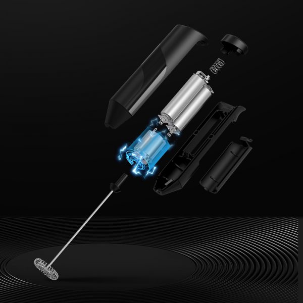 Premium Electric Detachable Milk Frother Egg Foamer Capsule Whisk Mixer Blender - Image 3