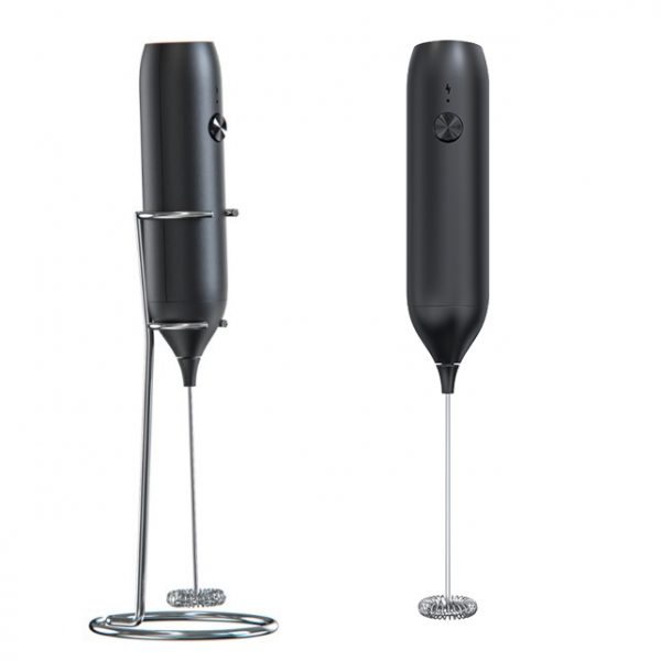 KJBQ-7-BS NEW Type-C Rechargeable Coffee Milk Foam Maker Handheld Electric Milk Frother