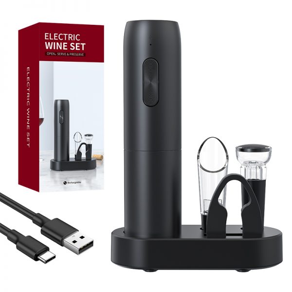 KP1125 Excellent Quality Lithium Battery Rechargeable Electric Wine Bottle Opener Wine Opener