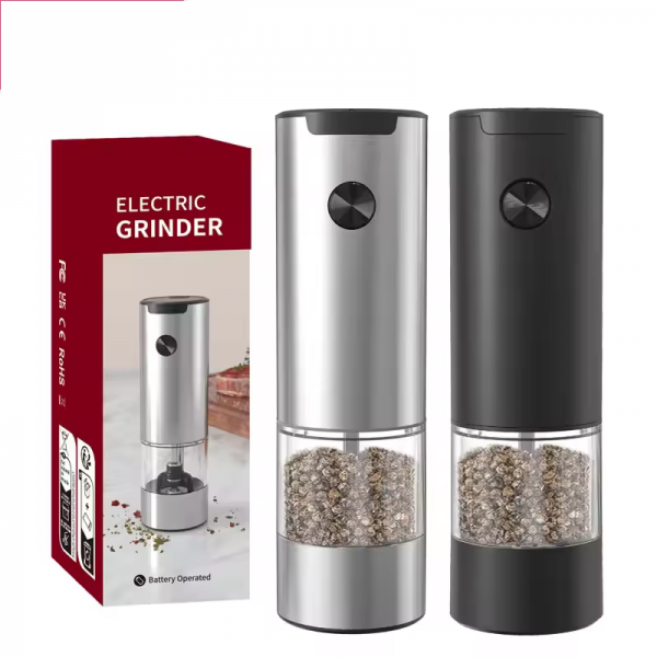 KYMQ-43B-01 Kitchen Appliance Battery Operated Electric Salt and Pepper Grinder Automatic Pepper Grinder with AAA Akaline Battery
