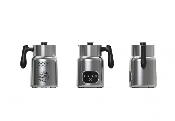 Classic Cylinder Portable Electric Stainless Steel Induction Heating Magnetic Milk Frother Cup Steamer Automatic Dishwasher Safe - Image 2