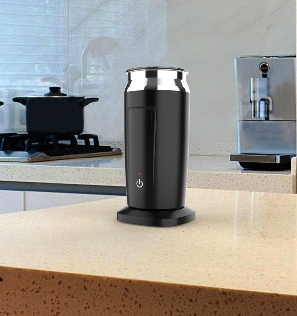 Water Proof Automatic Electric Milk Frother and Steamer Machine Mixer for Coffee Set with Warm and Cold Self-heater Foam Maker
