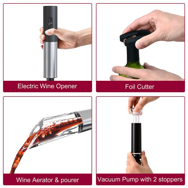 Battery Operated Electric Wine Opener - Image 5