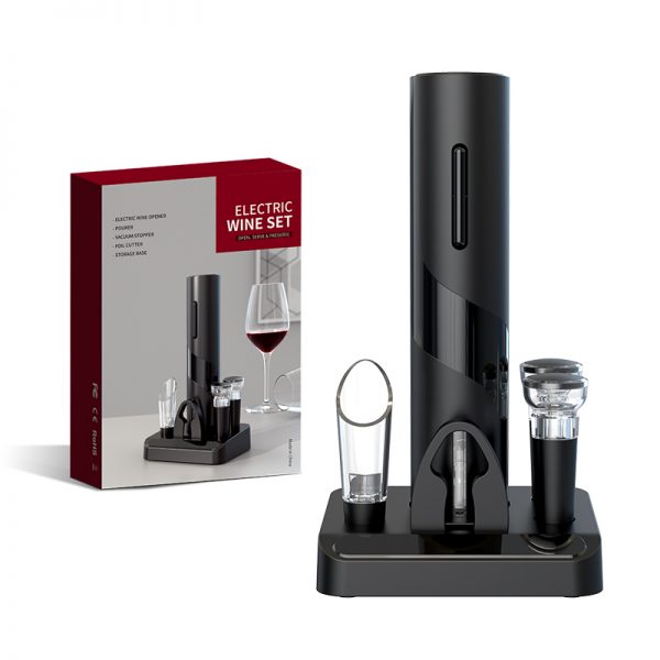 Electric Wine Opener Set Bottle Opener Pump with Corkscrew and Giftbox - Image 2
