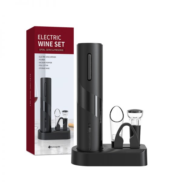 Electric Wine Opener Set Bottle Opener Pump with Corkscrew and Giftbox