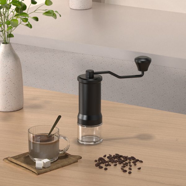 KMDJ-B 420 Stainless Steel Conical Burr Hand Use Manual Coffee Been Grinder Mills for Camper - Image 3
